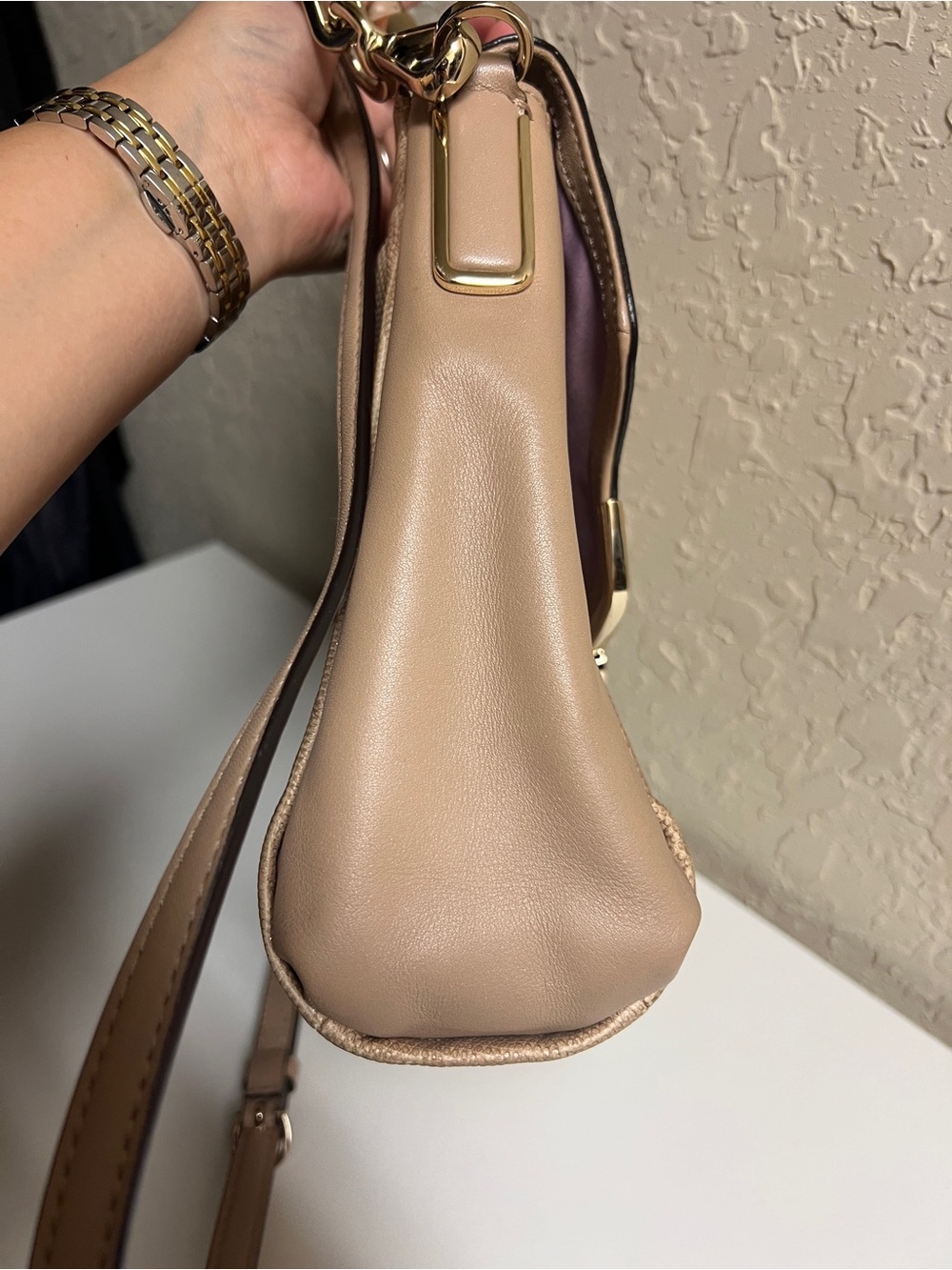 Coach Glitter Madison Sadie Flap Satchel - Picture 14 of 15